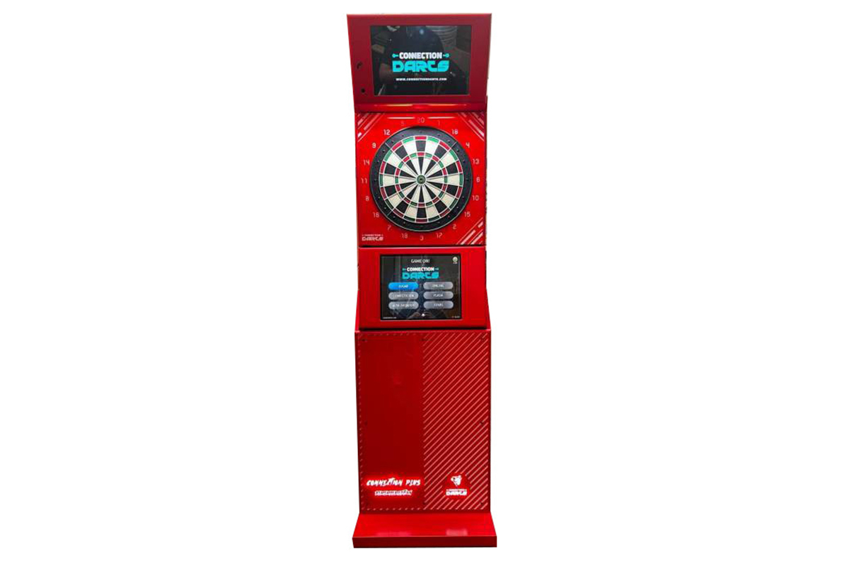 Cible connectée Connection Darts CPlus Remember Edition Rouge